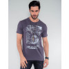 Camiseta Atacado California Dreamns Masculina Revanche Barbados Cinza Frente