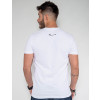 Camiseta Atacado Caveira Masculina Revanche Camboja Branco Costas