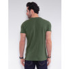 Camiseta Atacado Caveira Masculina Revanche Faso Verde Costas