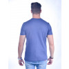 Camiseta Atacado com Estampa Masculino Revanche Cranio Azul Costas
