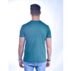 Camiseta Atacado com Estampa Masculino Revanche Cranio Verde Costas