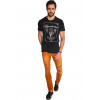 Camiseta Atacado Estampa Masculina Revanche Brooklyn Preta Look