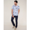 Camiseta Atacado Estampa Masculina Revanche Folhagem Brnca Look