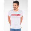 Camiseta Atacado Estampa Masculina Revanche Not Found Branco Frente