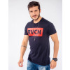 Camiseta Atacado Estampa Masculina Revanche RVCH Preta Lateral