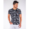 Camiseta Atacado Estampada Masculina Revanche Enciclopédia Preto Frente