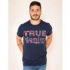 Camiseta Atacado Estampada Masculina Revanche Giugliano azul frente