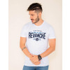 Camiseta Atacado Estampada Masculina Revanche Jacksonville Preto Branco