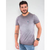 Camiseta Atacado Estonada Masculina Revanche Belmopã Cinza Lado