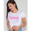 Camiseta Atacado Feminina Revanche Caliente Branco Frente