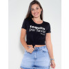 Camiseta Atacado Feminina Revanche Tequila Preto Frente