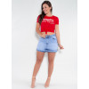 Camiseta Atacado Feminina Revanche Tequila Vermelho Look