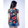 Camiseta Atacado Floral Feminino Revanche Talking To The Moon Estampada Costas