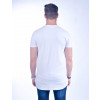 Camiseta Atacado Longline Masculino Revanche Cartum  BRANCO Costas