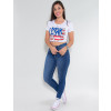 Camiseta Atacado Make Love Feminina Revanche Elinore Branco Look