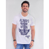 Camiseta Atacado Masculina Revanche Always Branco Frente