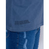 Camiseta Atacado Masculina Revanche Ari Azul Marinho Detalhe Barra