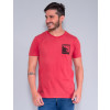 Camiseta Atacado Masculina Revanche Ari Vermelho Frente
