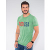 Camiseta Atacado Masculina Revanche Augustin Verde Lado