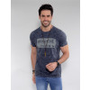 Camiseta Atacado Masculina Revanche Chanler Azul Marinho Frente