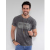 Camiseta Atacado Masculina Revanche Chanler Cinza Frente