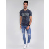 Camiseta Atacado Masculina Revanche Chanler Azul Marinho Look