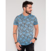 Camiseta Atacado Masculina Revanche Dashiell Azul Frente