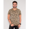 Camiseta Atacado Masculina Revanche Dashiell Marrom Frente