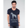 Camiseta Atacado Masculina Revanche Dog Preto Frente