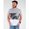 Camiseta Atacado Masculina Revanche Dual Color Mescla Frente