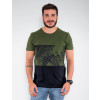 Camiseta Atacado Masculina Revanche Dual Color Verde Frente