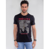 Camiseta Atacado Masculina Revanche Endless Preto Frente