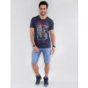 Camiseta Atacado Masculina Revanche Endless Azul Marinho Look