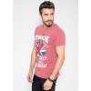 Camiseta Atacado Masculina Revanche Hard Music Rosa Lateral