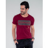 Camiseta Atacado Masculina Revanche Israel Vinho Frente