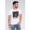 Camiseta Atacado Masculina Revanche Jesper Branco Lado