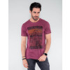 Camiseta Atacado Masculina Revanche Riverside Vinho Frente