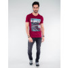 Camiseta Atacado Masculina Revanche Tailândia Bordo Look