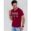 Camiseta Atacado Masculina Revanche Turcomenistão Vinho Lado