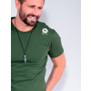 Camiseta Atacado Masculino Revanche Ben Verde Detalhe Frente