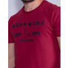 Camiseta Atacado Masculino Revanche Gael Vermelho Detalhe Frente