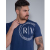 Camiseta Atacado Masculino Revanche Giovani Preto Azul Marinho