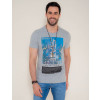 Camiseta Atacado Silk Masculina Revanche State Mescla Frente