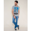 Camiseta Atacado Silk Masculina Revanche State Mescla Look