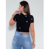 Camiseta Atacado Star Feminina Revanche Honolulu Preto Costas