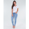 Camiseta Atacado Star Feminina Revanche Honolulu Branco Look