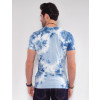Camiseta Atacado Tie Dye Masculina Revanche Classic Azul Costas
