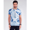 Camiseta Atacado Tie Dye Masculina Revanche Classic Azul Frente