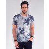 Camiseta Atacado Tie Dye Masculina Revanche Classic Preto Frente