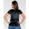 Camiseta Atacado Veludo Feminina Revanche Taiwan Preto Costas